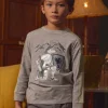 T-shirt, Polo Shirt-Sergent Major Grey TEE SHIRT LS