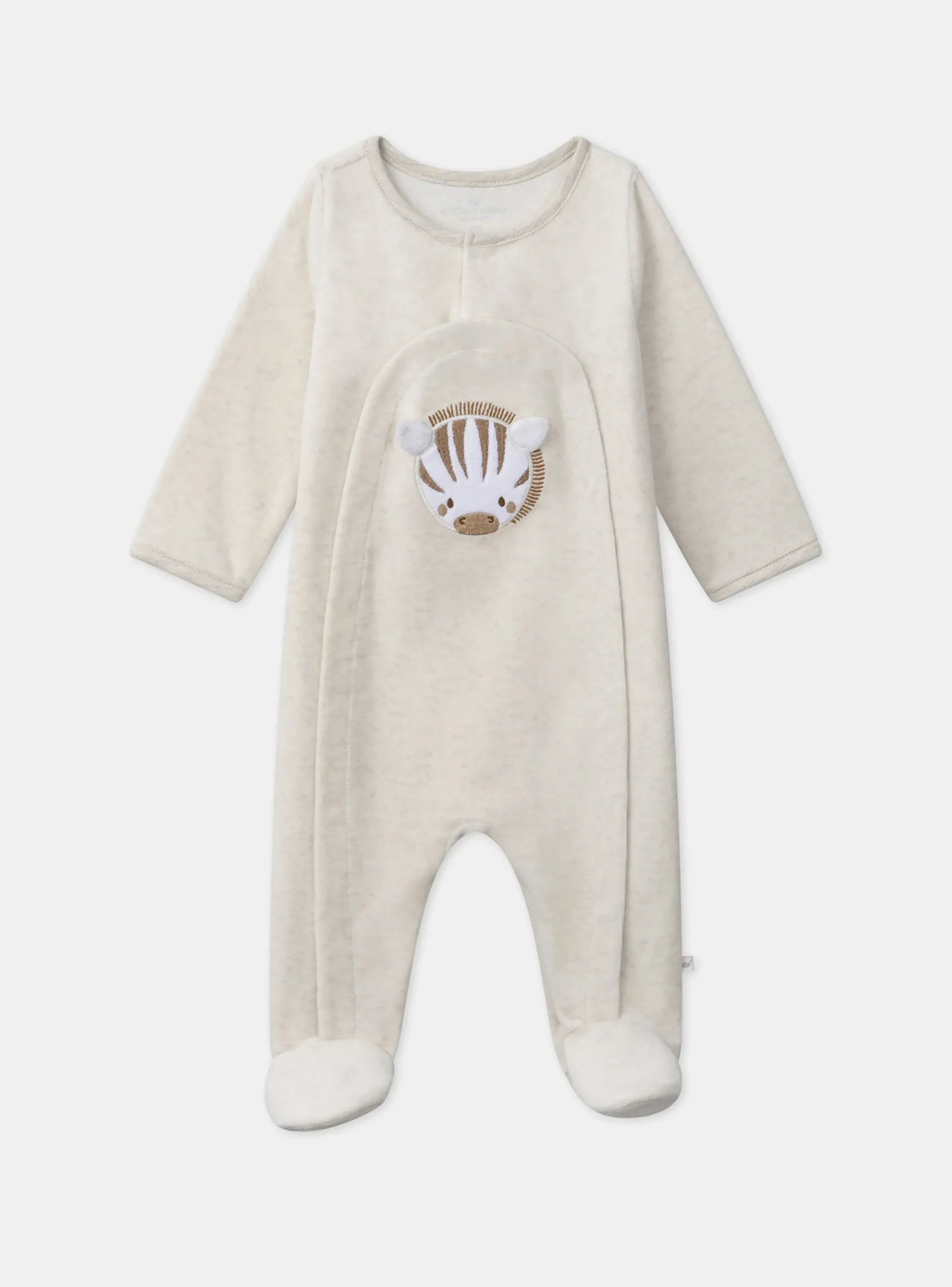 Baby Jumpsuits-Sergent Major Heather beige BABYGROW