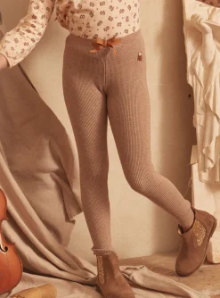Trousers, Jeans And Legging-Sergent Major Heather beige LEGGINGS (bottom)