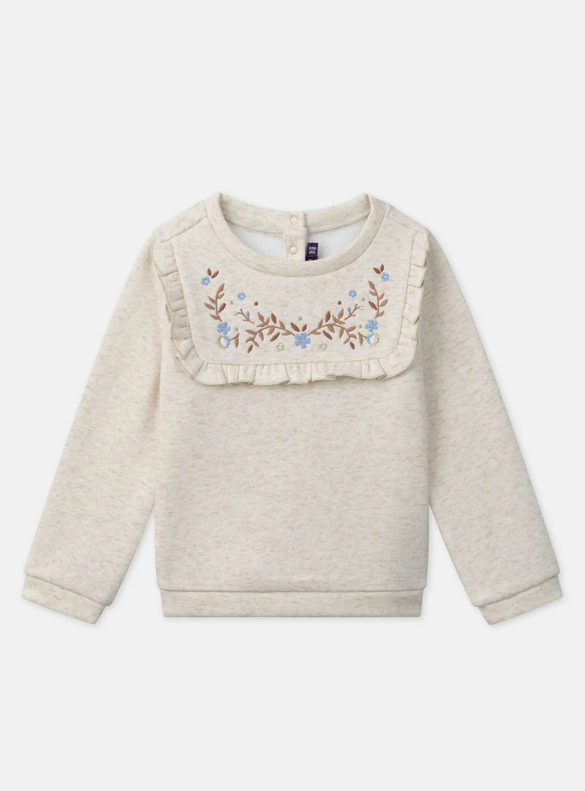 Shirt, T-shirt-Sergent Major Heather beige SWEAT SHIRT