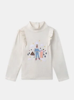 Shirt, T-shirt-Sergent Major Heather beige TEE SHIRT LS