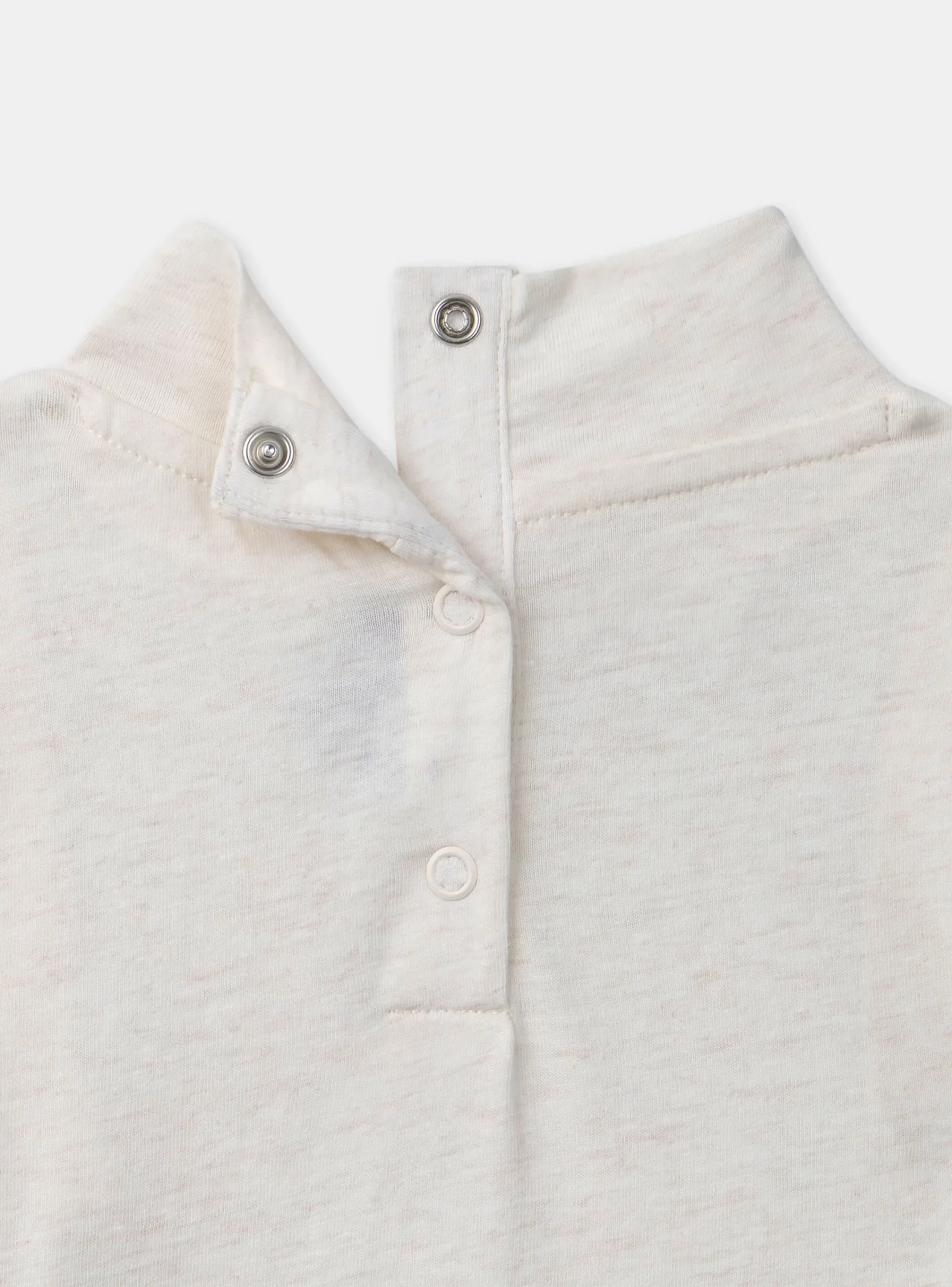 Shirt, T-shirt-Sergent Major Heather beige TEE SHIRT LS