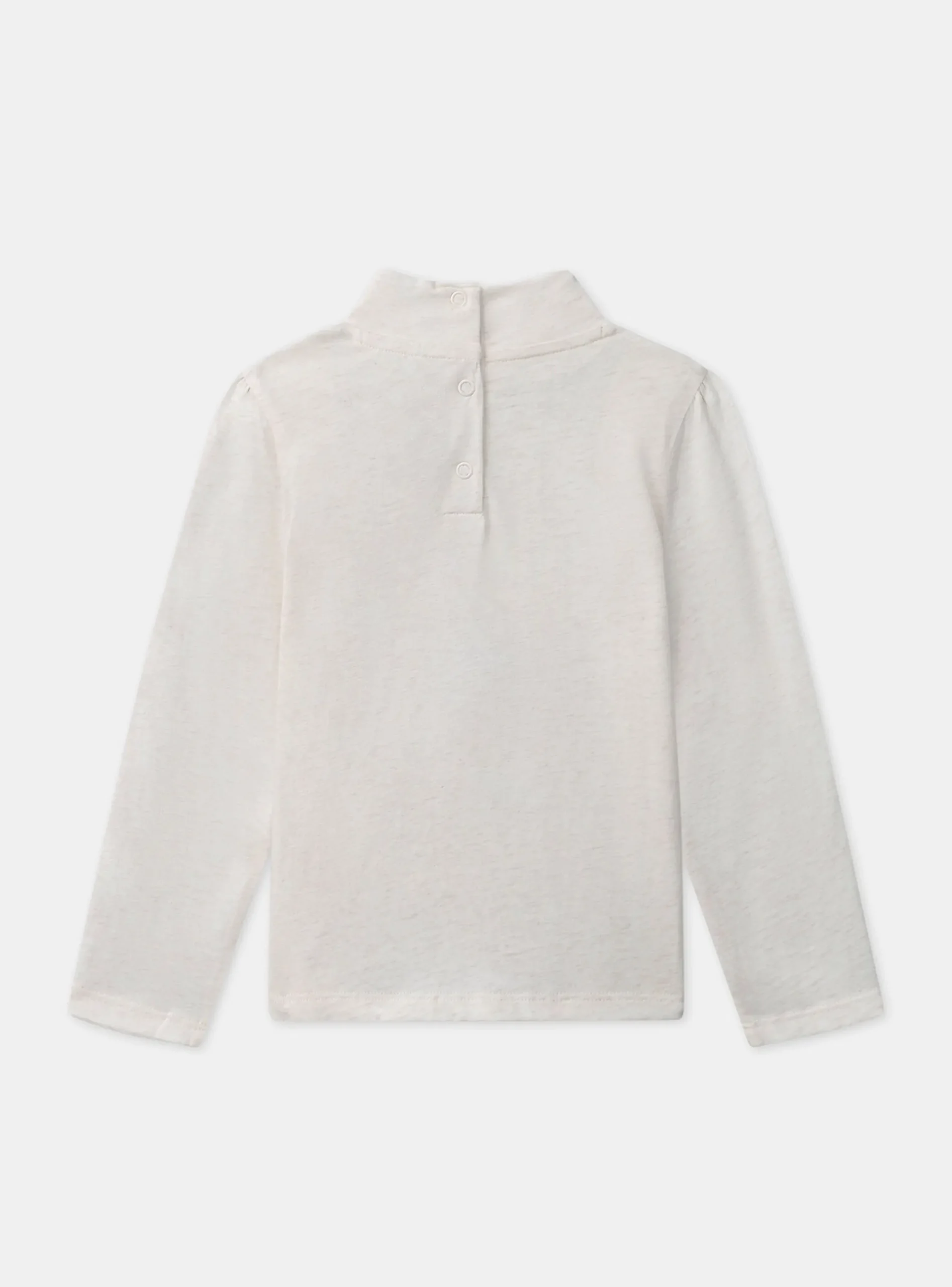 Shirt, T-shirt-Sergent Major Heather beige TEE SHIRT LS