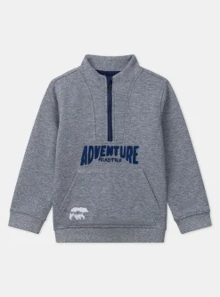 T-shirt, Polo Shirt-Sergent Major Heathered blue SWEAT SHIRT