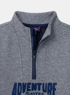 T-shirt, Polo Shirt-Sergent Major Heathered blue SWEAT SHIRT