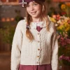 Knitwear, Sweater, Cardigan-Sergent Major Heathered off white CARDIGAN