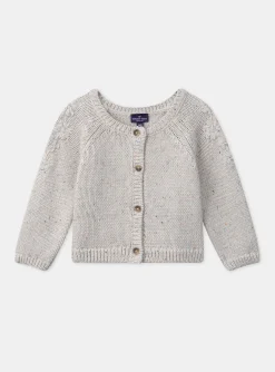 Knitwear, Sweater, Cardigan | Knitwear, Sweater, Cardigan-Sergent Major Heathered off white CARDIGAN