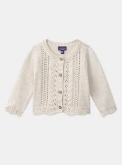Knitwear, Sweater, Cardigan | Knitwear, Sweater, Cardigan-Sergent Major Heathered off white CARDIGAN