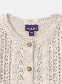 Knitwear, Sweater, Cardigan | Knitwear, Sweater, Cardigan-Sergent Major Heathered off white CARDIGAN