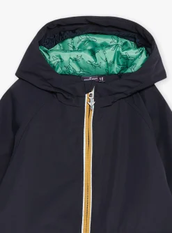 Coat, Parka, Jacket-Sergent Major 3 in 1 waterproof hooded parka dark blue