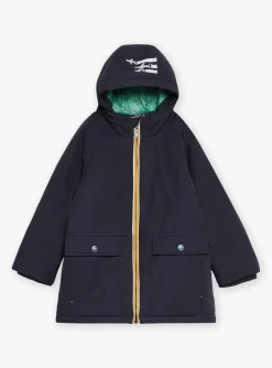 Coat, Parka, Jacket-Sergent Major 3 in 1 waterproof hooded parka dark blue
