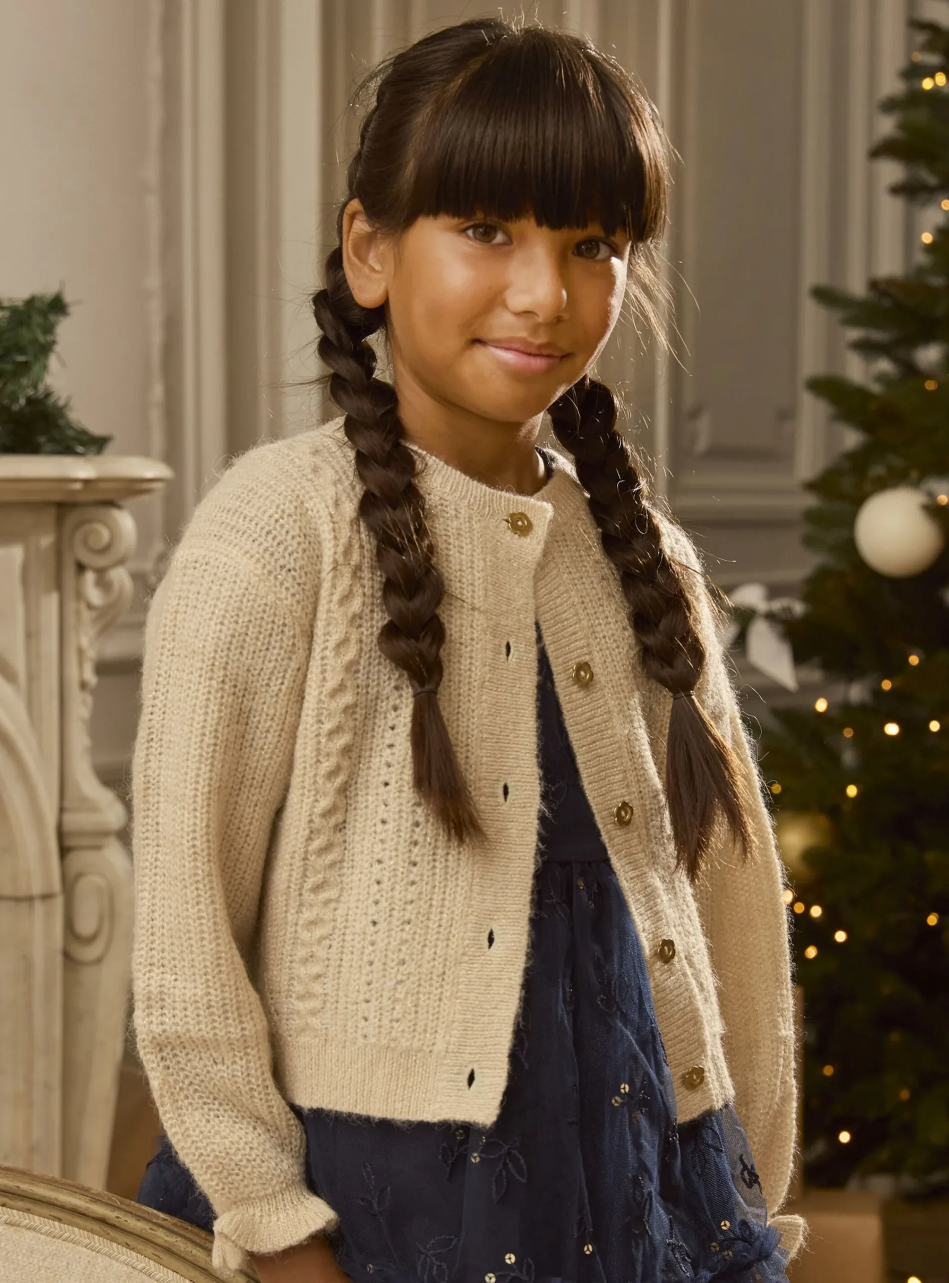 Knitwear, Sweater, Cardigan-Sergent Major Ivory CARDIGAN