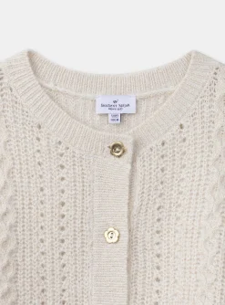 Knitwear, Sweater, Cardigan-Sergent Major Ivory CARDIGAN
