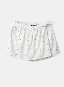 Skirt, Shorts-Sergent Major Ivory MINI SHORT SKIRT
