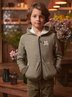 Knitwear, Sweater, Cardigan-Sergent Major Kaki KIDS CARDIGAN