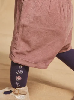 Socks & Tights | Socks & Tights-Sergent Major Lavender floral tights
