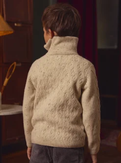 Knitwear, Sweater, Cardigan-Sergent Major Light beige PULLOVER