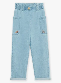 Trousers, Jeans And Legging-Sergent Major Light blue jeans