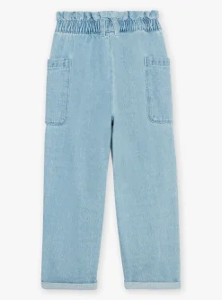 Trousers, Jeans And Legging-Sergent Major Light blue jeans