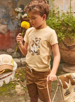 Bermuda Shorts-Sergent Major Light brown BERMUDA