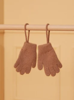 Beany, Scarf, Gloves-Sergent Major Light brown GLOVES & MITTENS