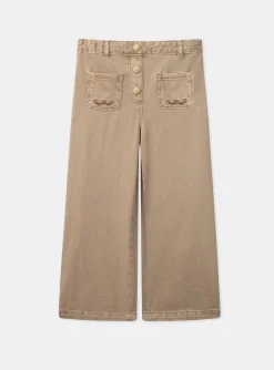 Trousers, Jeans And Legging-Sergent Major Light brown PANTS