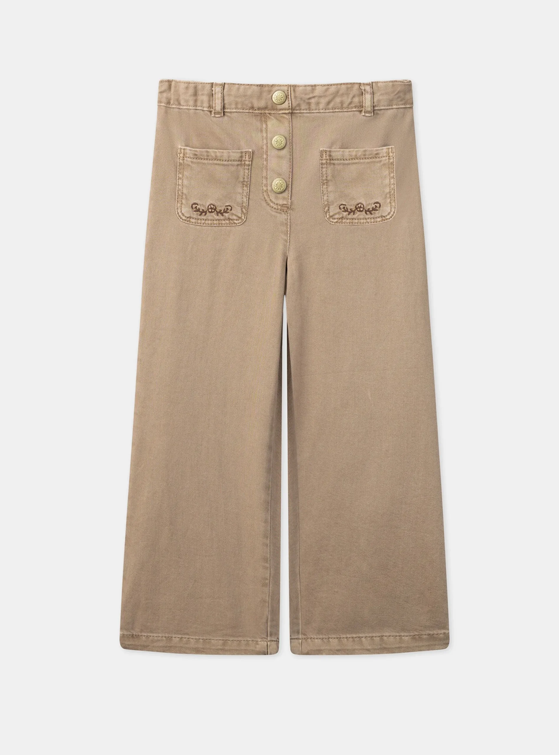 Trousers, Jeans And Legging-Sergent Major Light brown PANTS
