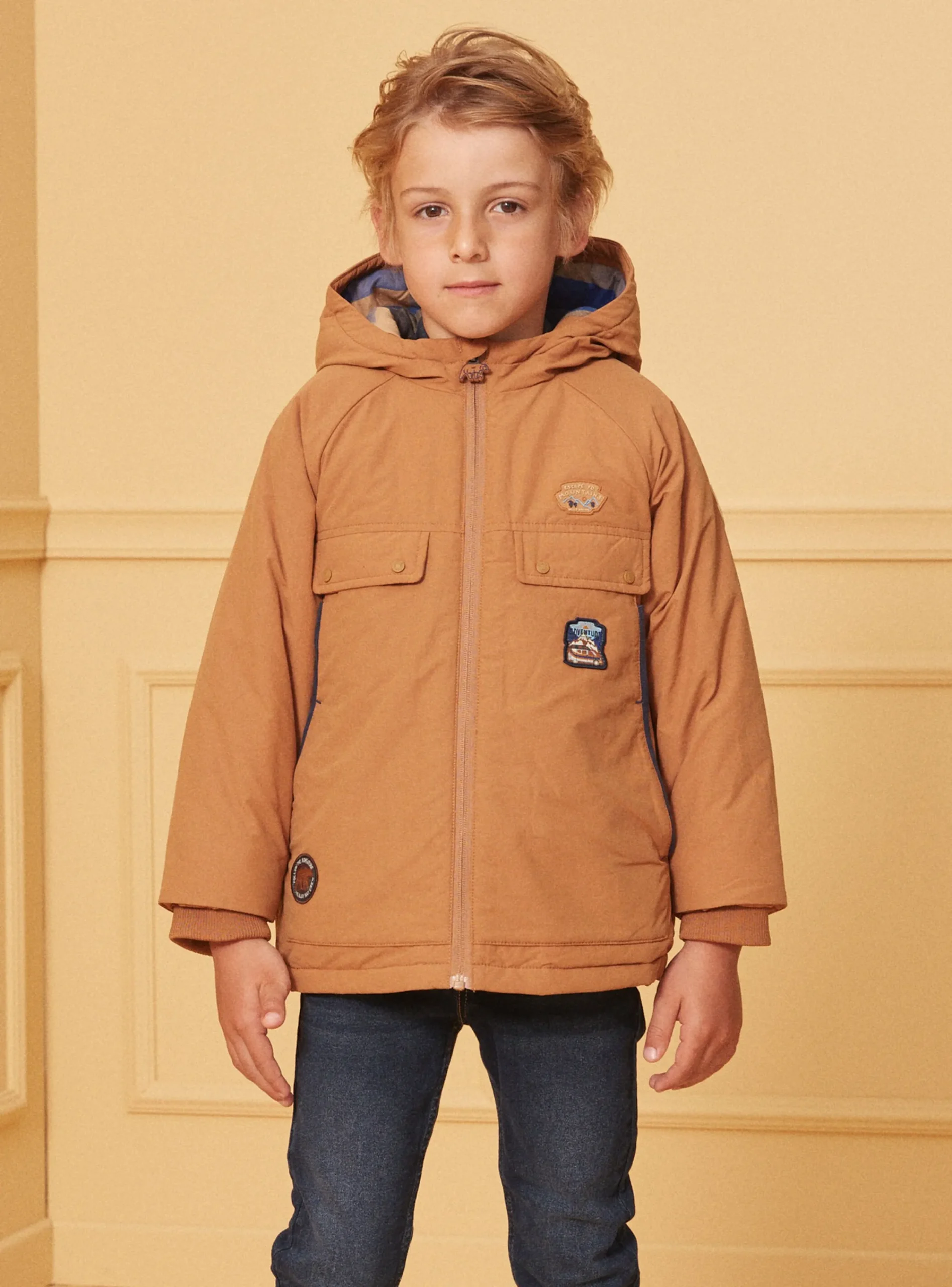 Coat, Parka, Jacket-Sergent Major Light brown PARKA