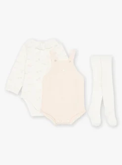 Suits And Ensembles-Sergent Major Light pink bodysuit, romper and tights
