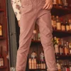 Trousers, Jeans And Legging-Sergent Major Lilac velvet pants