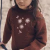 Knitwear, Sweater, Cardigan-Sergent Major Long-sleeved brick sweater