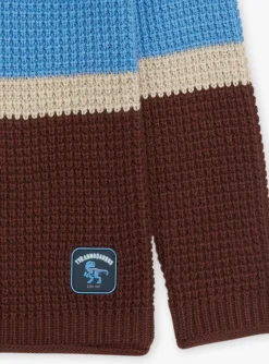 Knitwear, Sweater, Cardigan-Sergent Major Long-sleeved chocolate sweater