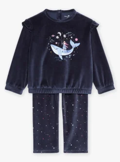 Pajamas-Sergent Major Midnight blue pyjama top and bottoms