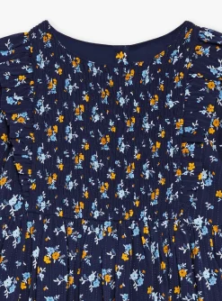 Dress-Sergent Major Navy blue dress with floral print