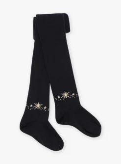 Underwear, Socks, Tights-Sergent Major Navy blue tights in jersey