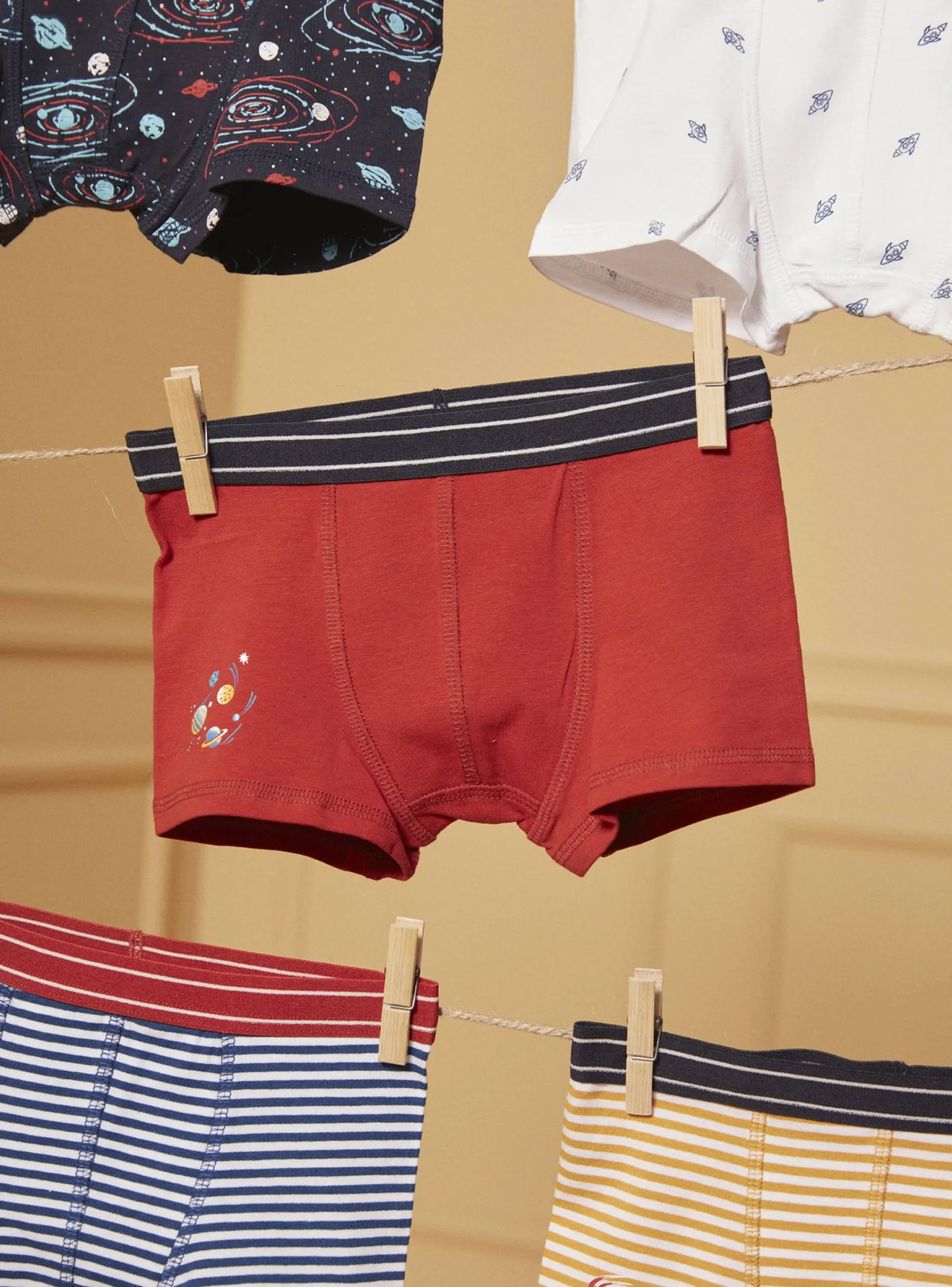Underwear & Socks-Sergent Major Navy BOXER