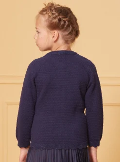 Knitwear, Sweater, Cardigan-Sergent Major Navy CARDIGAN
