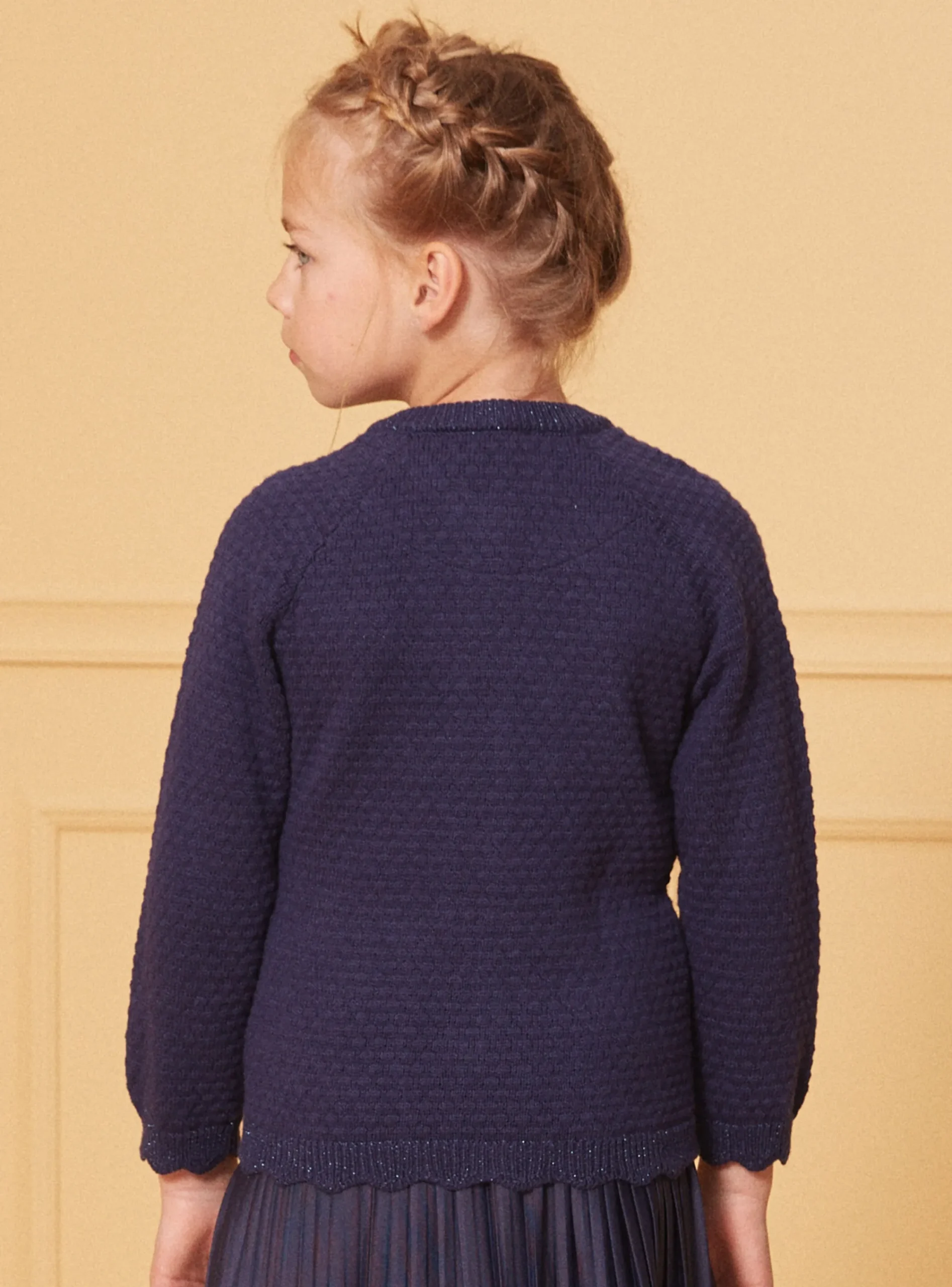 Knitwear, Sweater, Cardigan-Sergent Major Navy CARDIGAN