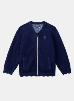 Knitwear, Sweater, Cardigan-Sergent Major Navy CARDIGAN
