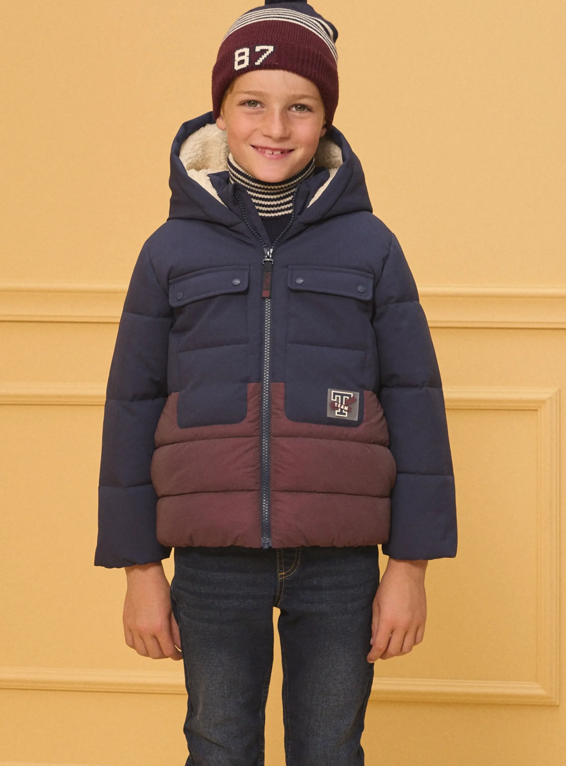 Coat, Parka, Jacket-Sergent Major Navy DOWN JACKET