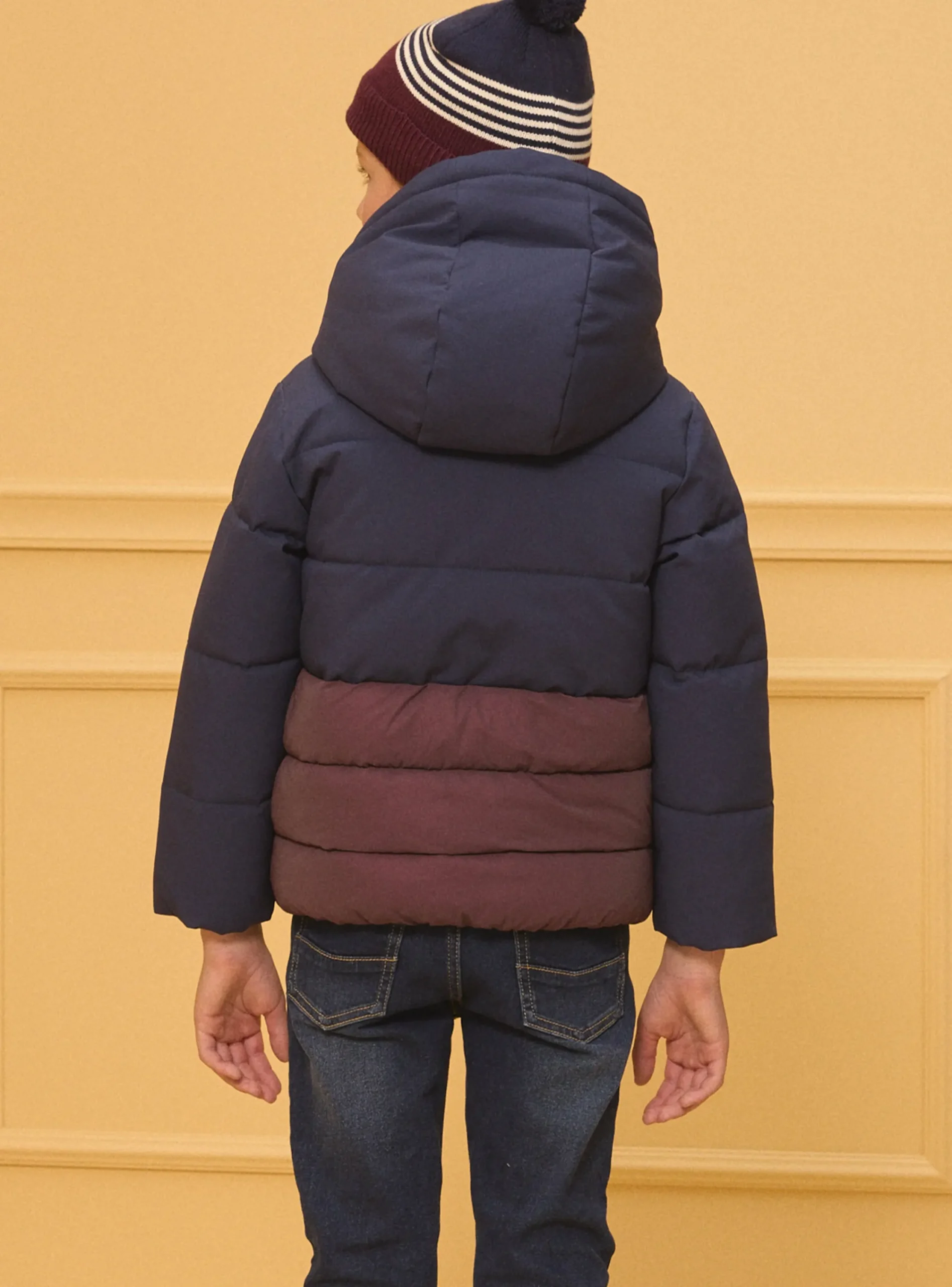 Coat, Parka, Jacket-Sergent Major Navy DOWN JACKET