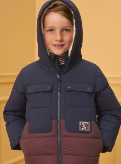 Coat, Parka, Jacket-Sergent Major Navy DOWN JACKET