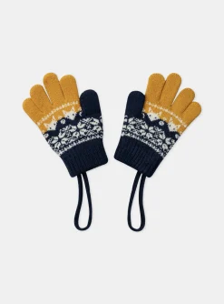 Beany, Scarf & Gloves-Sergent Major Navy GLOVES & MITTENS