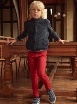 Knitwear, Sweater, Cardigan-Sergent Major Navy KIDS CARDIGAN