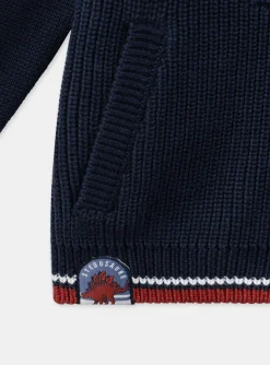 Knitwear, Sweater, Cardigan-Sergent Major Navy KIDS CARDIGAN