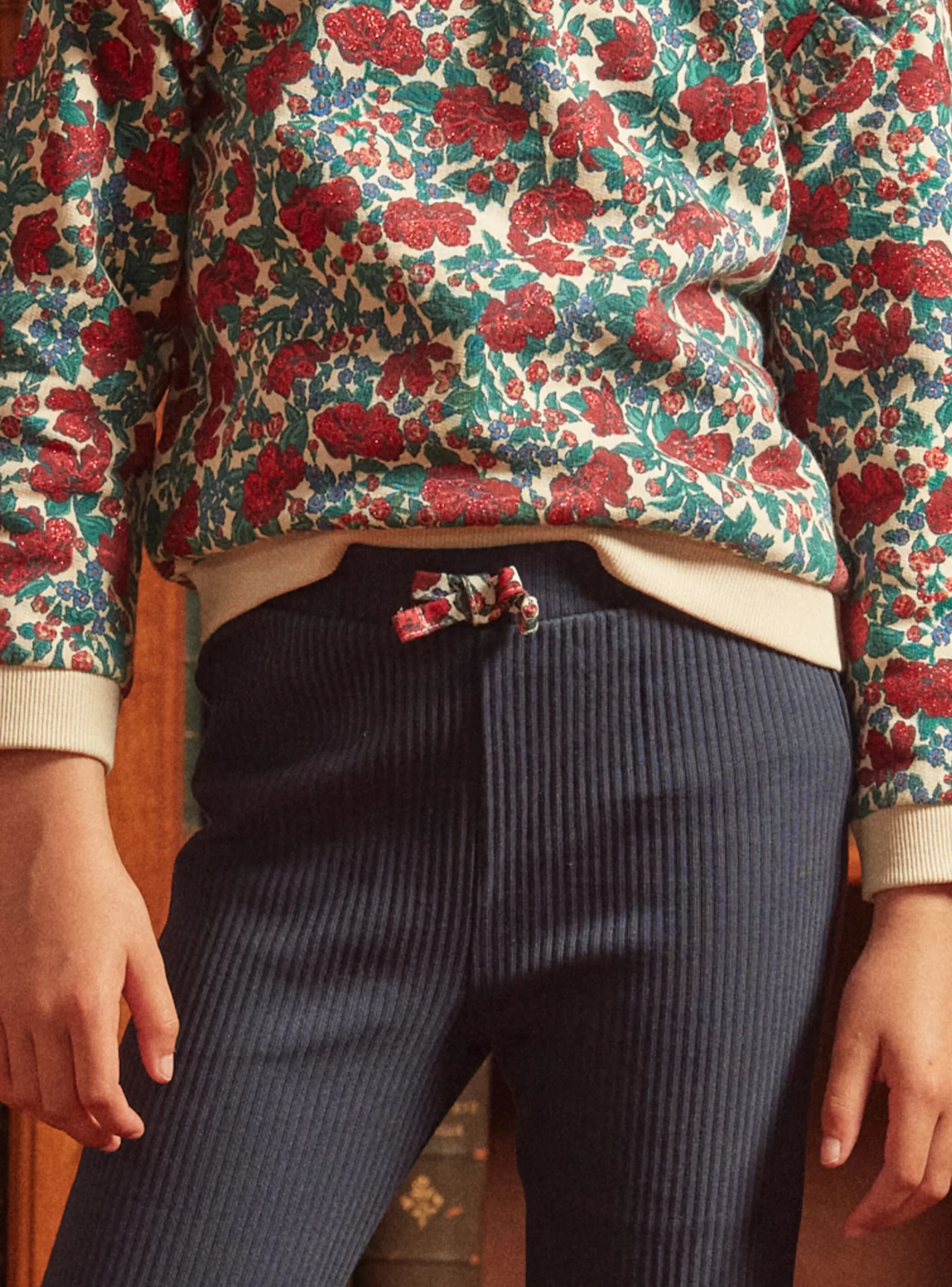 Trousers, Jeans And Legging-Sergent Major Navy LEGGINGS (bottom)