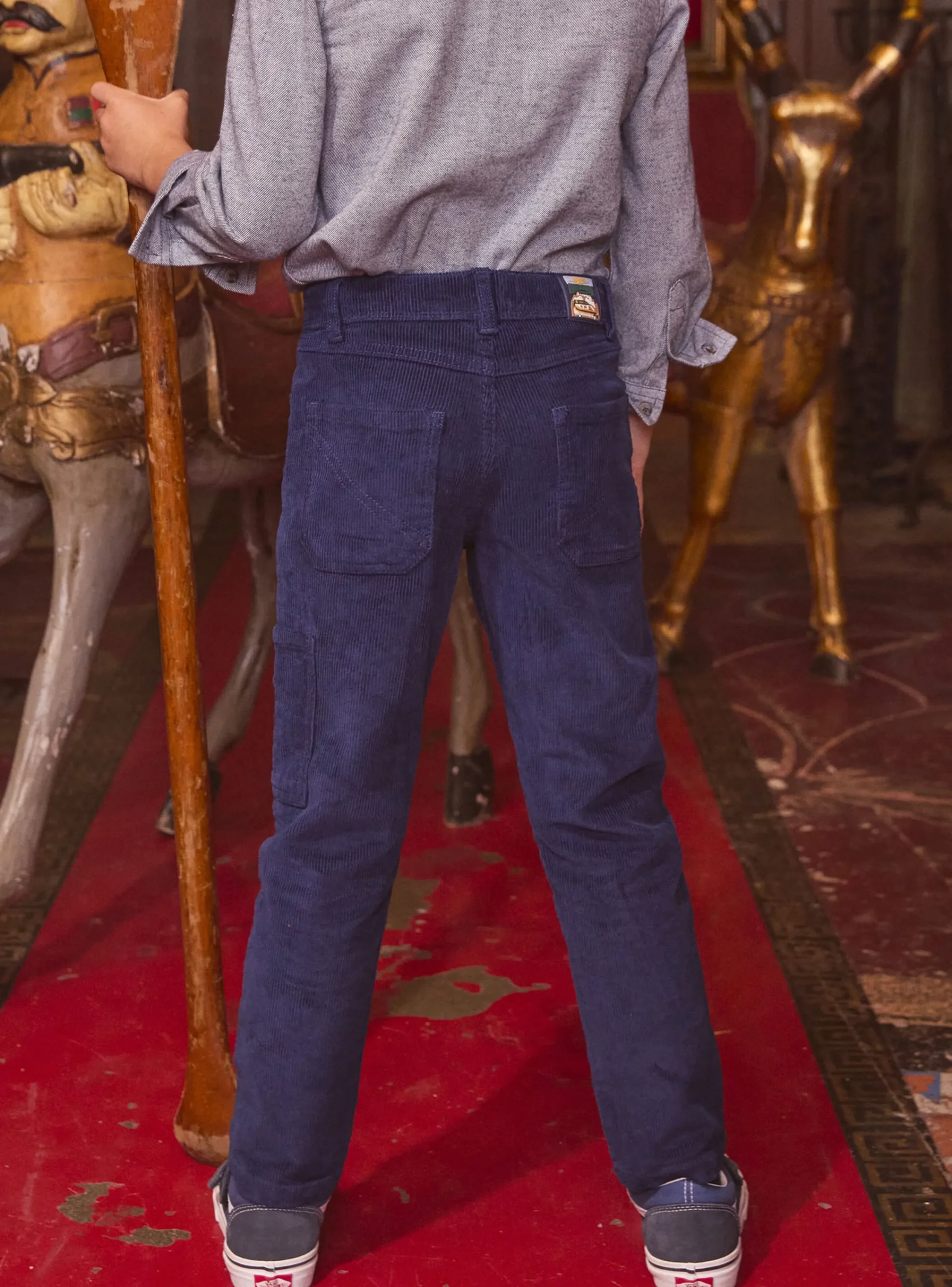 Trousers, Jeans-Sergent Major Navy PANTS