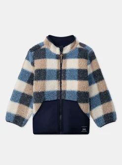 Knitwear, Sweater, Cardigan-Sergent Major Navy POLAR KIDS CARDIGAN