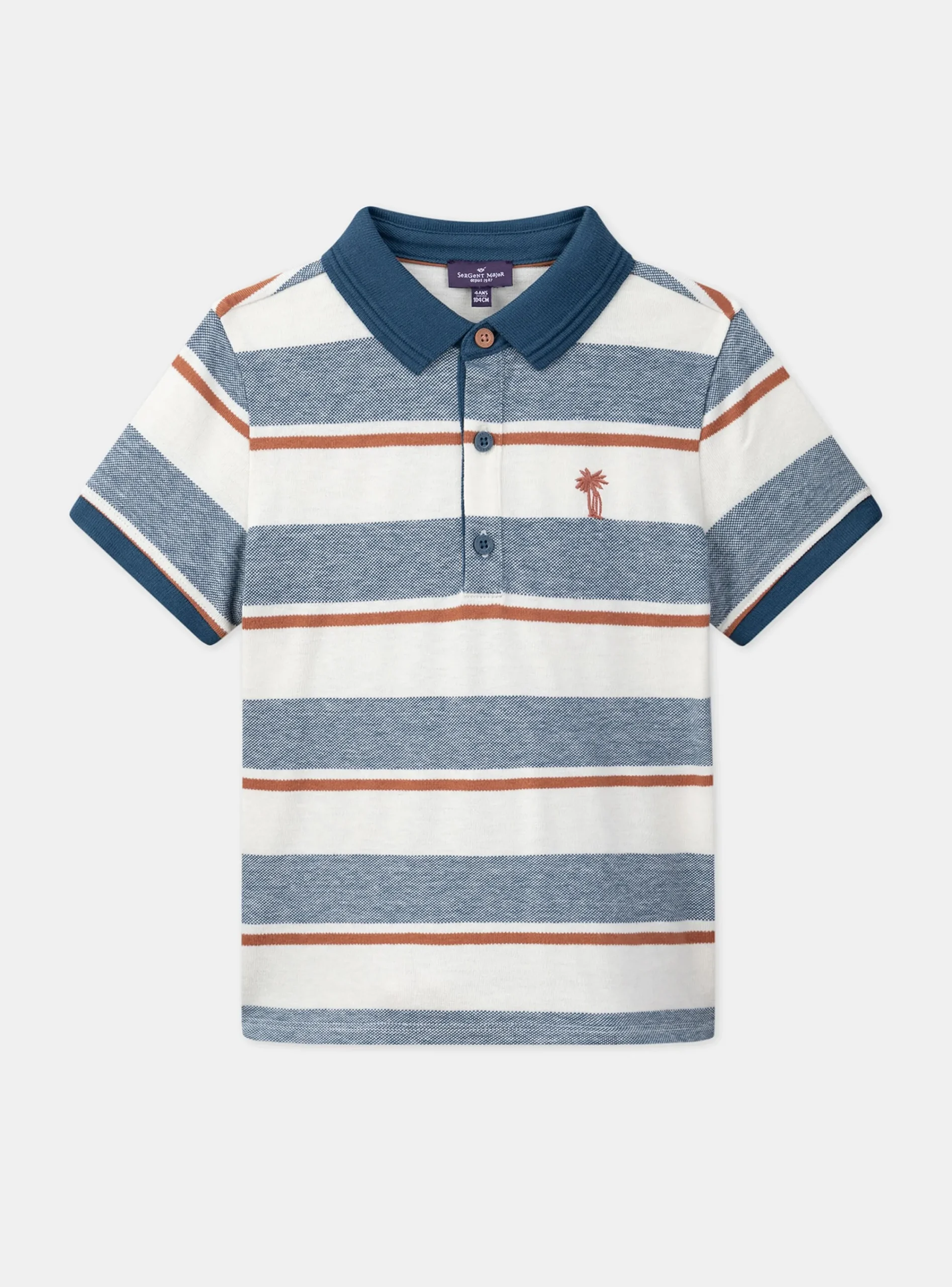 T-shirt, Polo Shirt-Sergent Major Navy POLO SHIRT