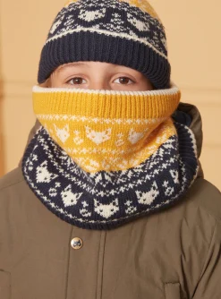 Beany, Scarf & Gloves-Sergent Major Navy SNOOD